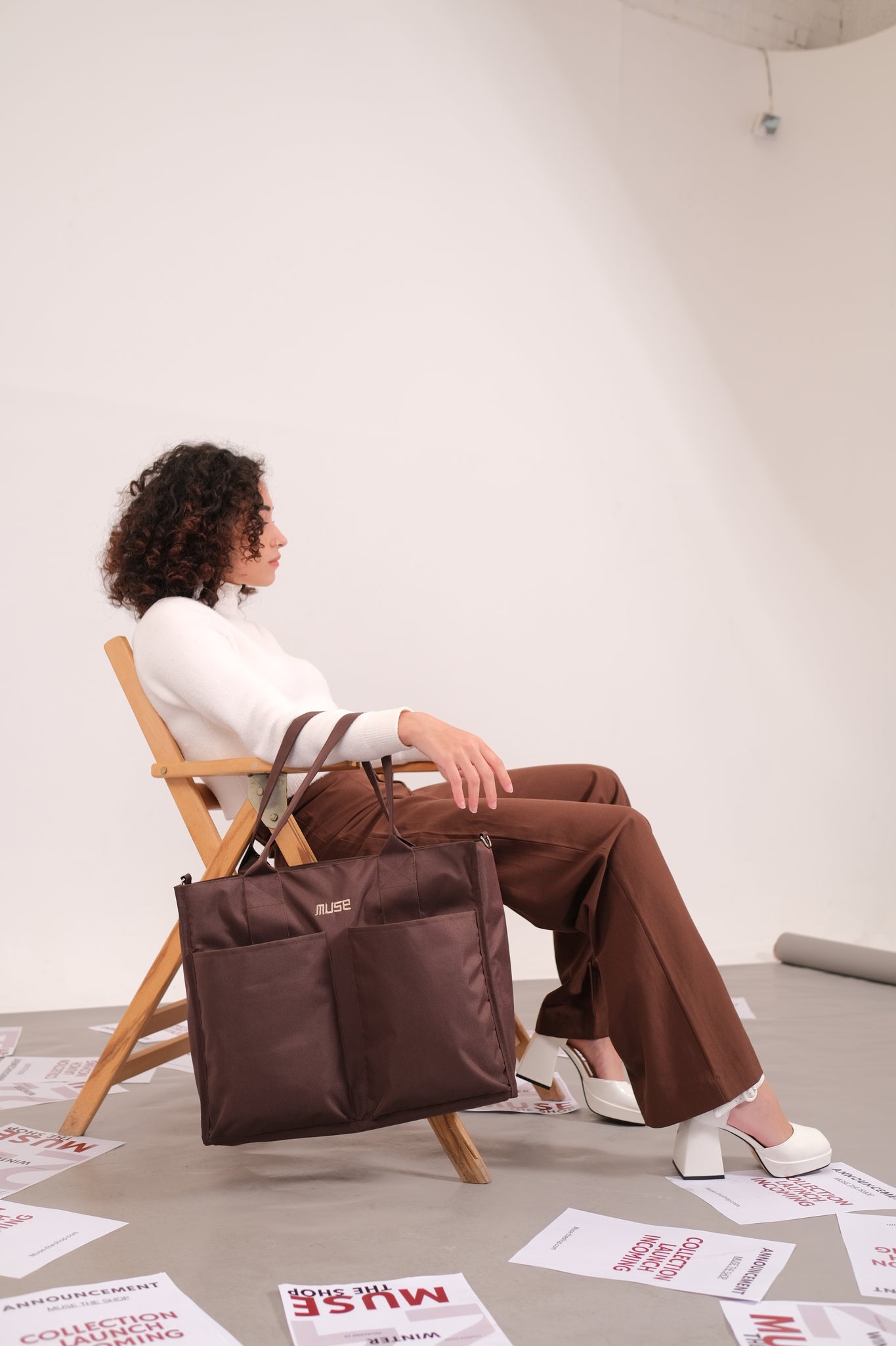 Tote bag v2 in brown ( Limited edition)