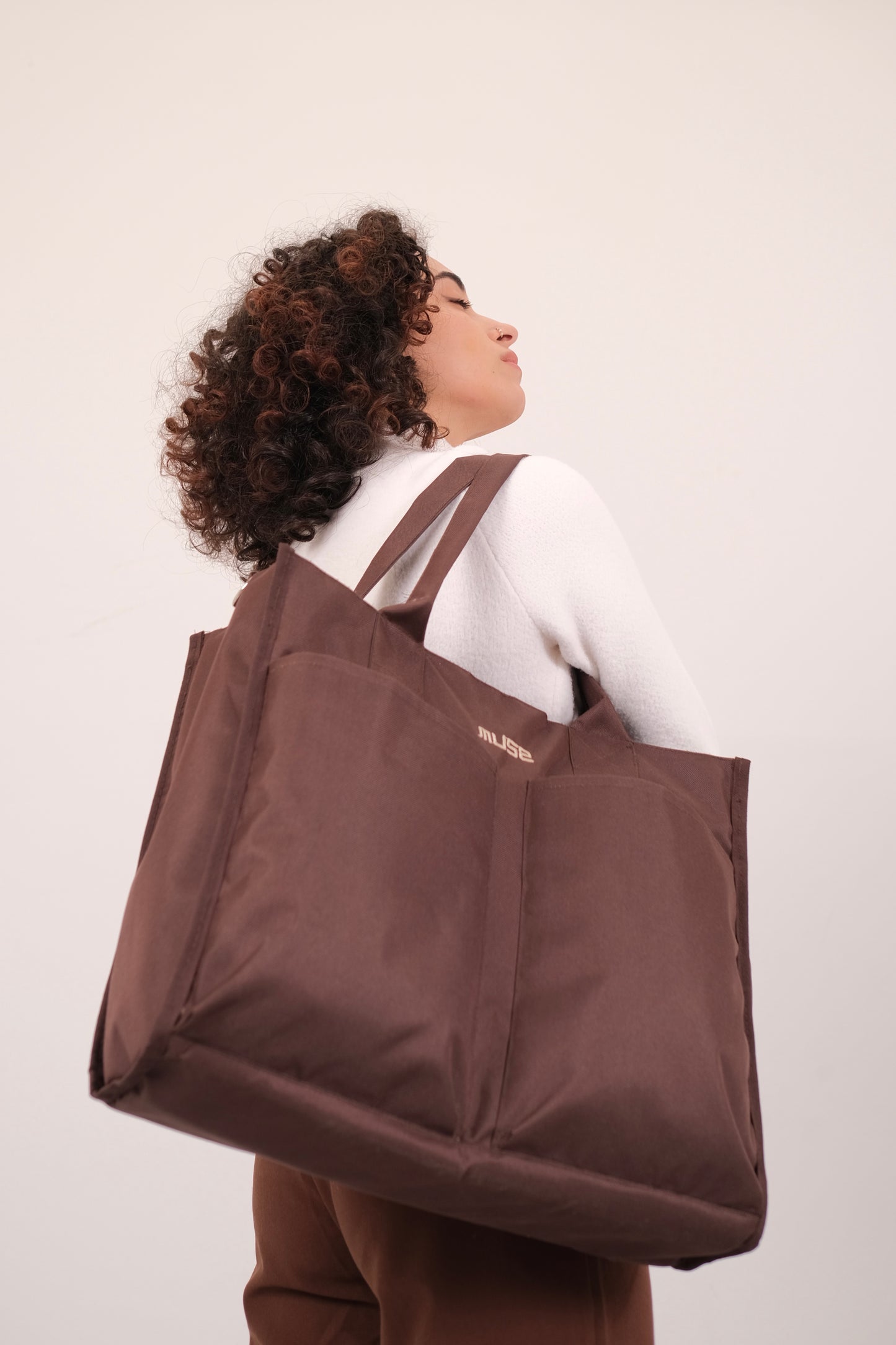 Tote bag v2 in brown ( Limited edition)