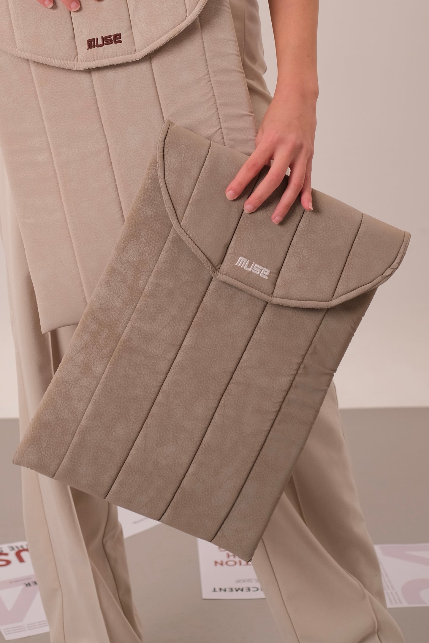 Laptop Sleeve In Grayish