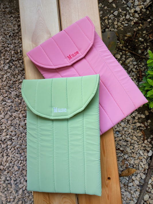 Laptop Sleeve In Light Green
