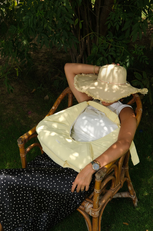 The Croissant Bag In Butter Yellow