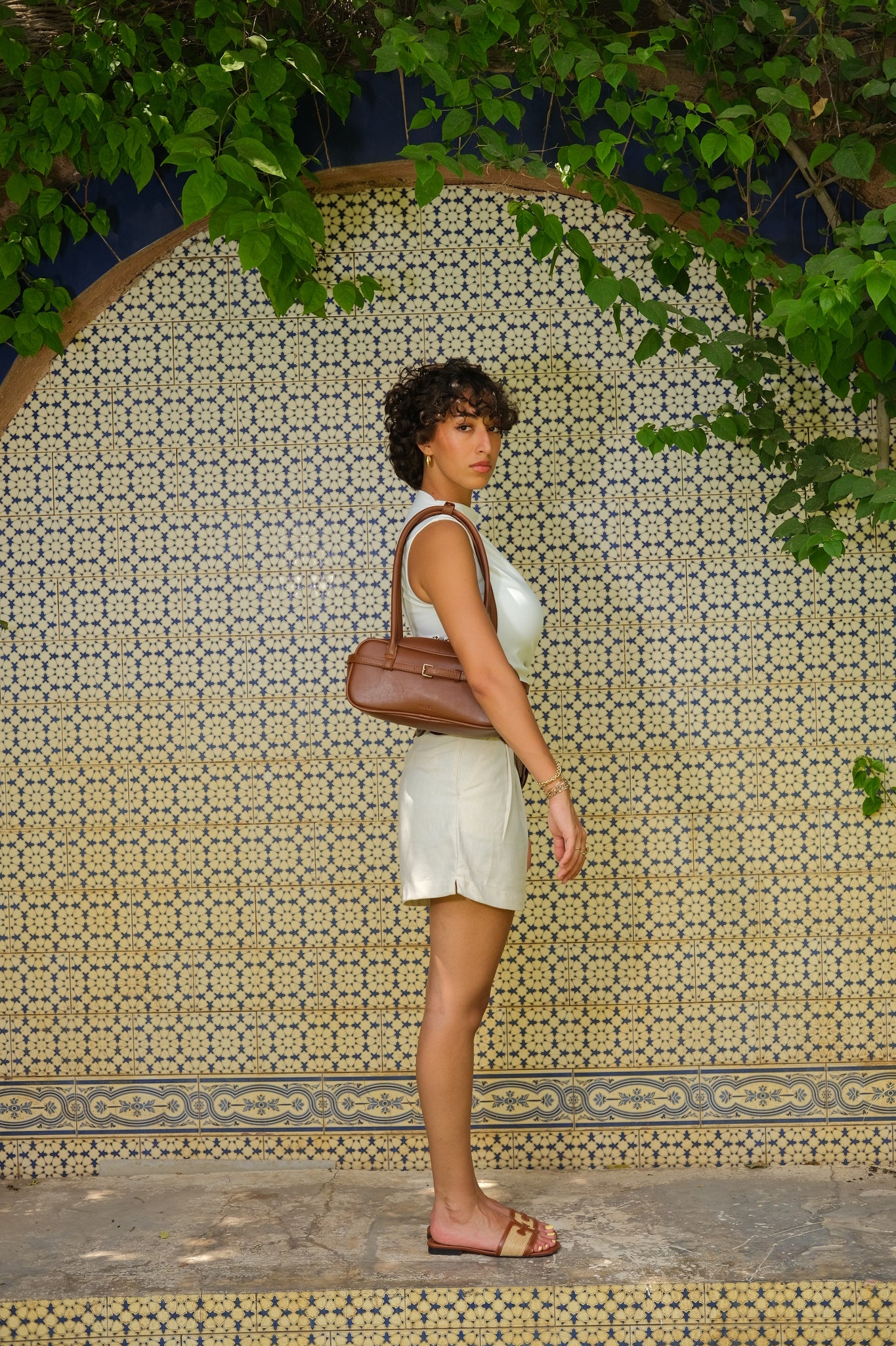 Loavé Baguette Bag In Burnt Amber