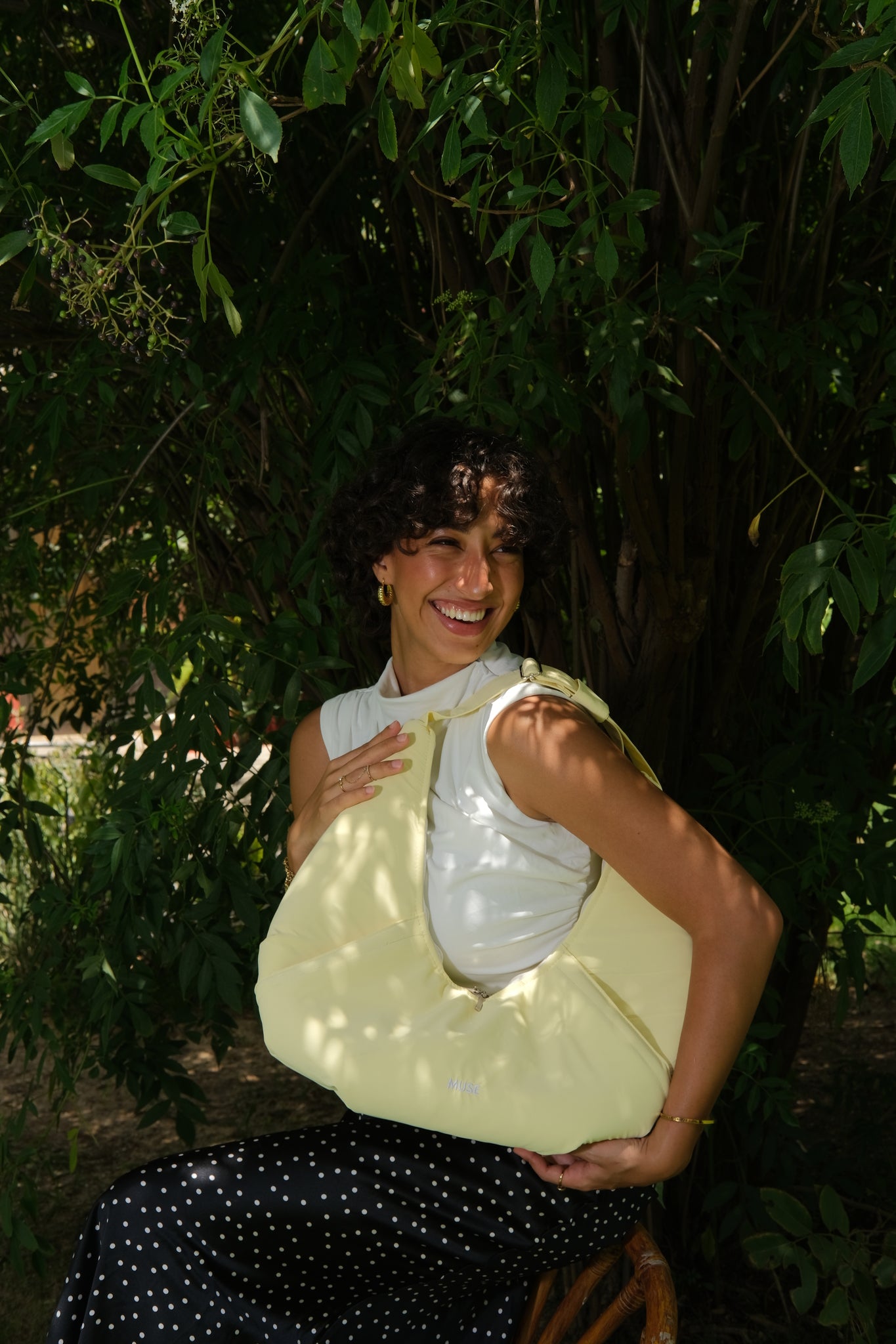 The Croissant Bag In Butter Yellow