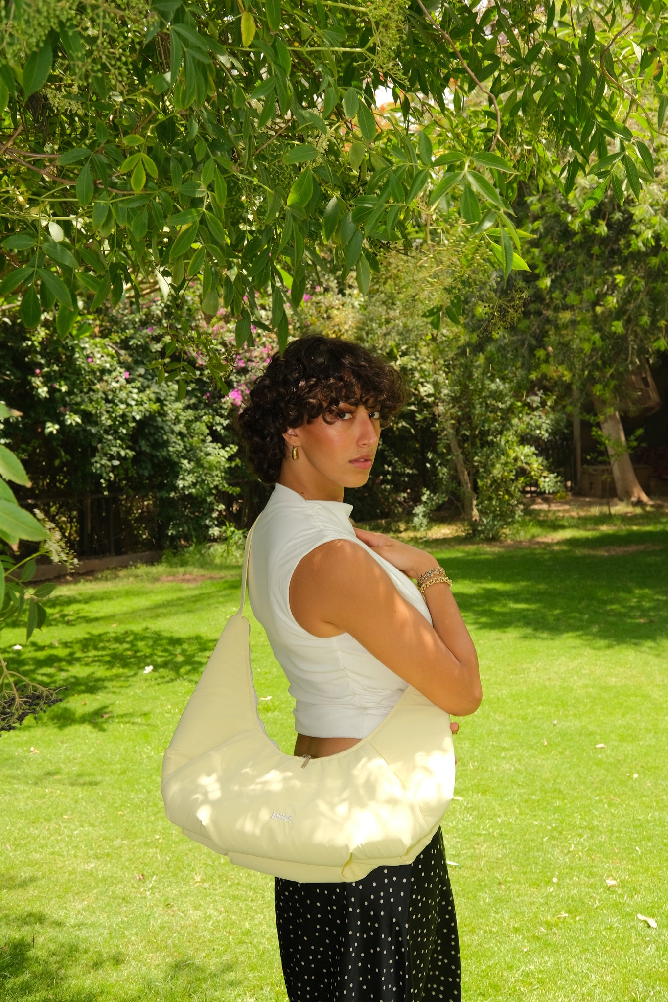 The Croissant Bag In Butter Yellow