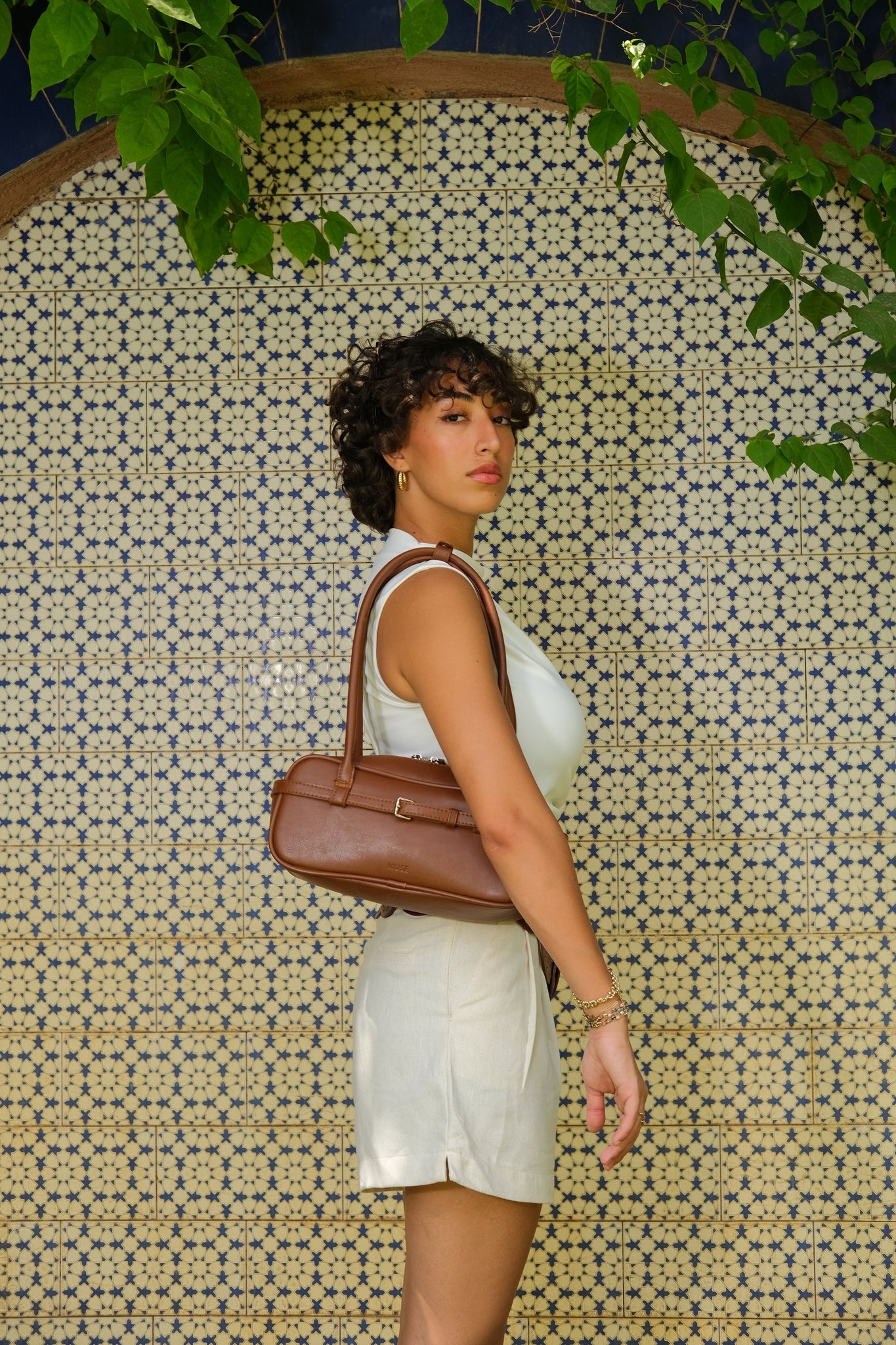 Loavé Baguette Bag In Burnt Amber