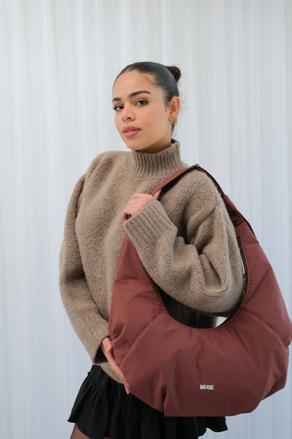 The croissant bag in Mocha