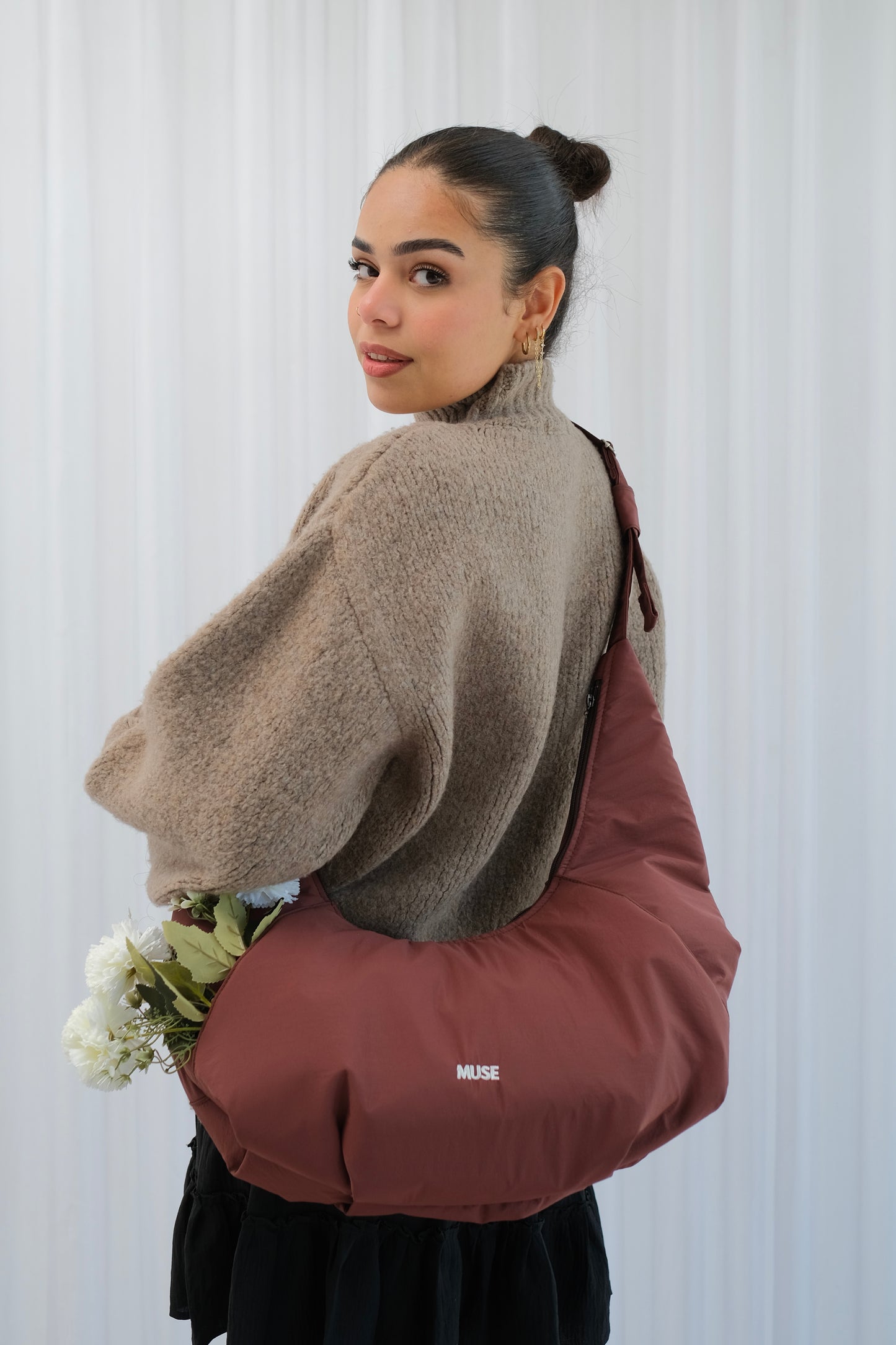 The croissant bag in Mocha