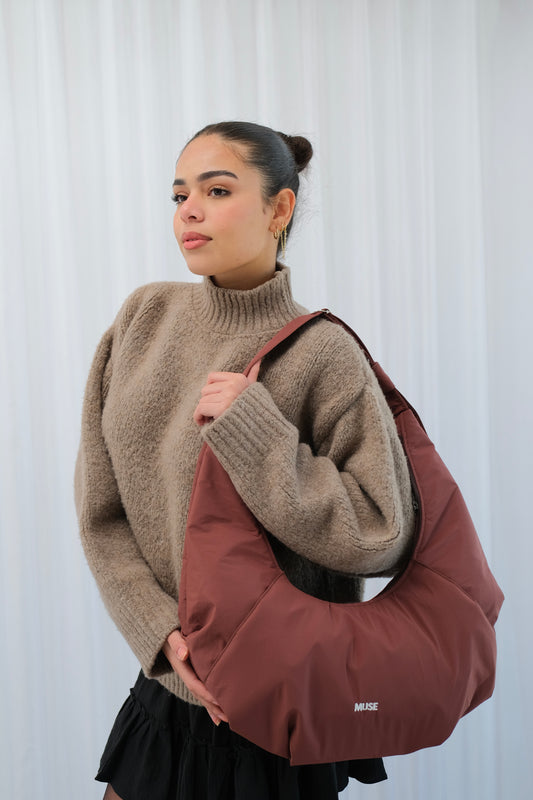 The croissant bag in Mocha
