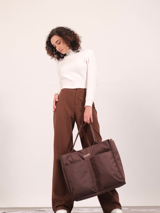 Tote bag v2 in brown ( Limited edition)