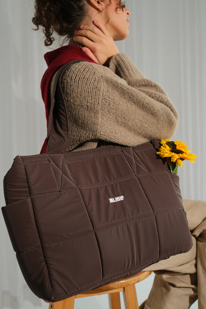 Muse Puffer Bag ( OG Edition ) In Dark Brown