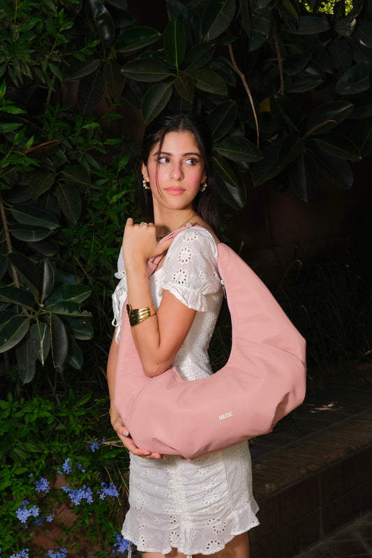The Croissant Bag In Pink
