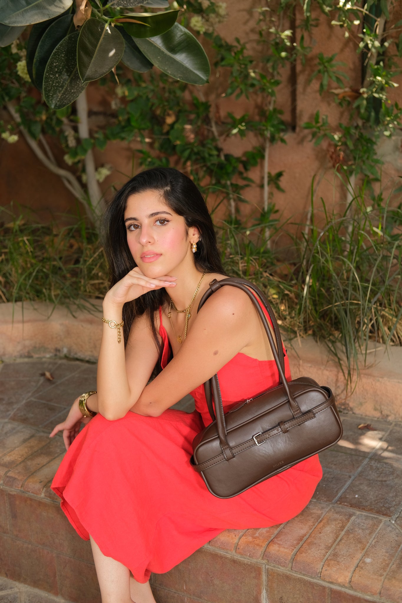 Loavé Baguette Bag In Dark Brown