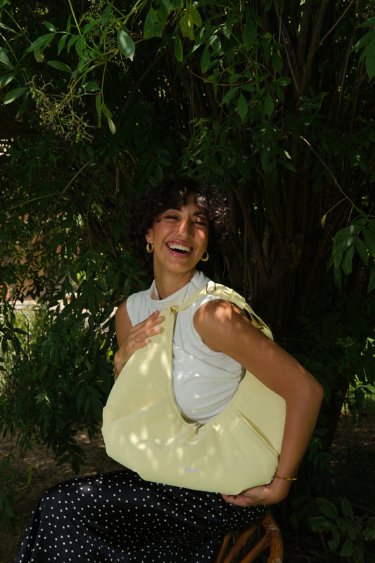 The Croissant Bag In Butter Yellow