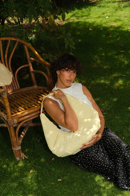 The Croissant Bag In Butter Yellow